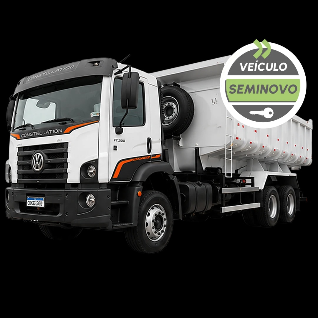 Basculante 14m³ com pistão frontal Volkswagen
