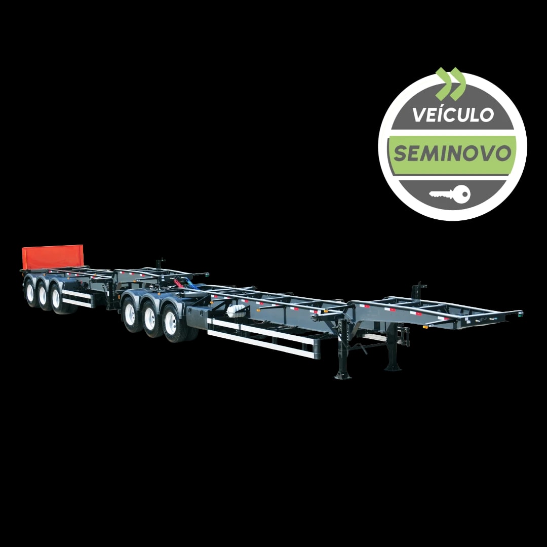 Porta-Conteiner 9 Eixos e 12 Pinos Randon