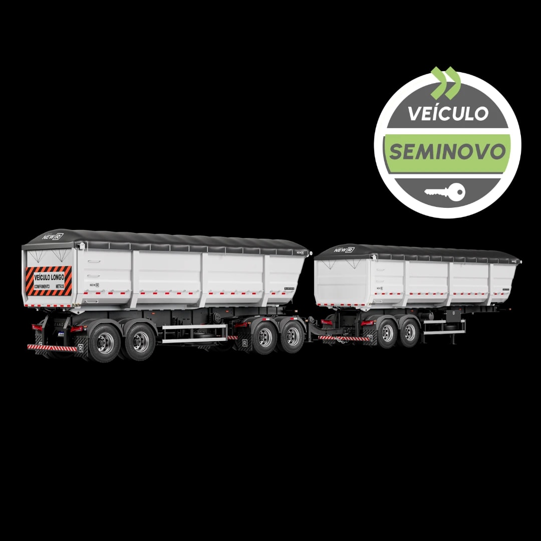 Basculante 9 Eixos e 74ton Randon